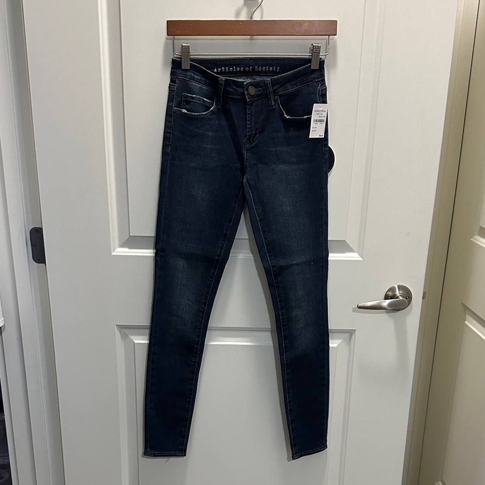 Articles Of Society Women's Dark Blue Skinny Jeans